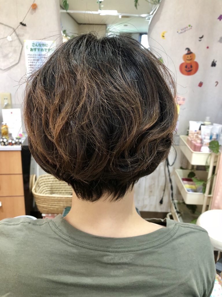 レディースショートパーマ ヘアーサロンすずらん